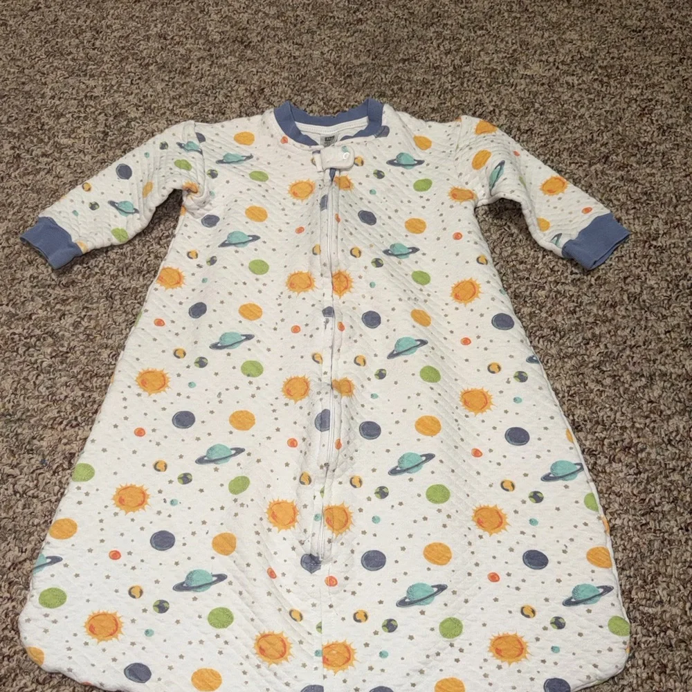 Kids Planet Print sleep sack, 6-12 months, wearable blanket, pajamas, 6 months‎